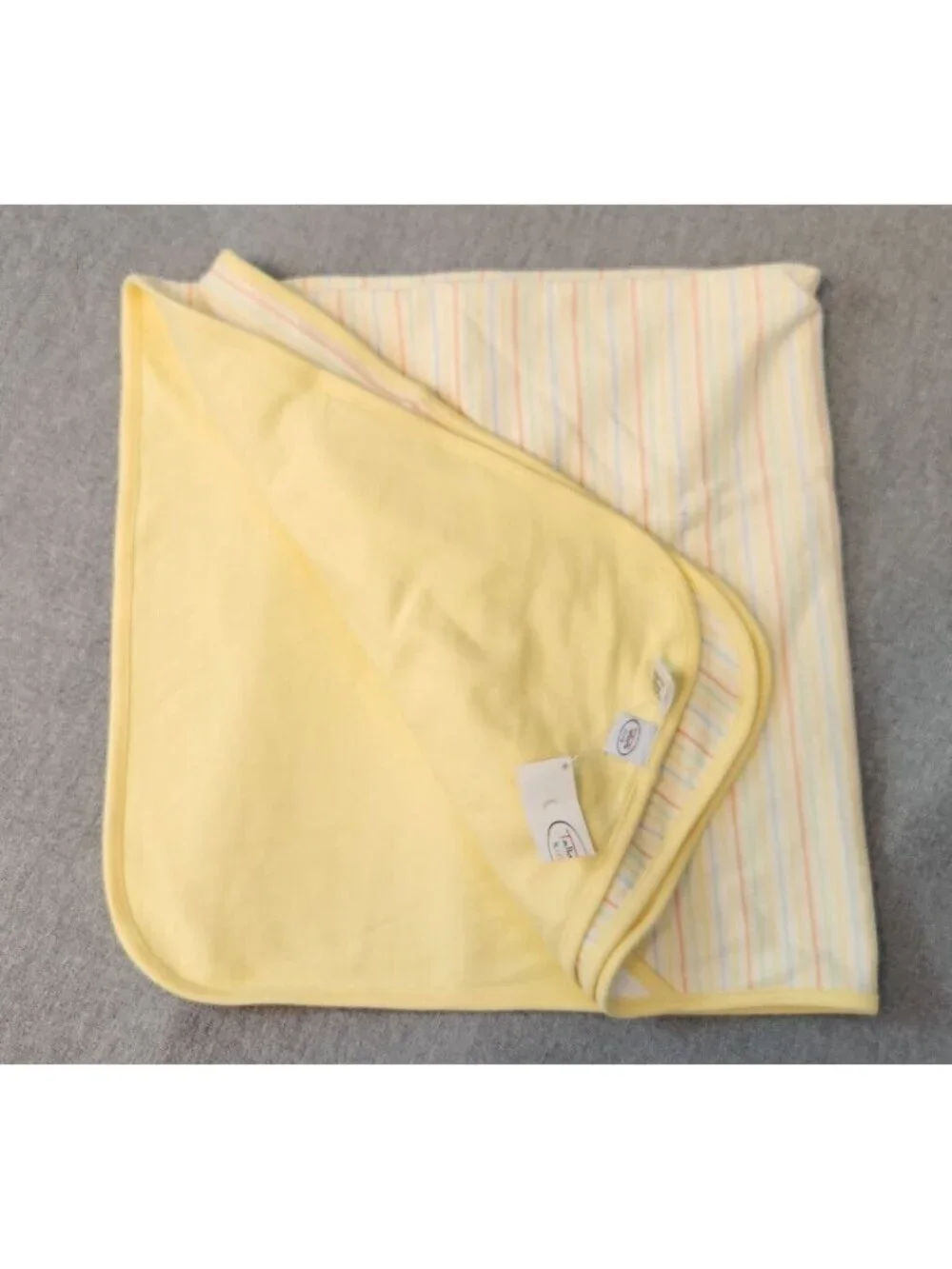 Talbots Kids 9M 3 PC Set Long Sleeve Snap Back Baby Bib Blanket One Piece NEW